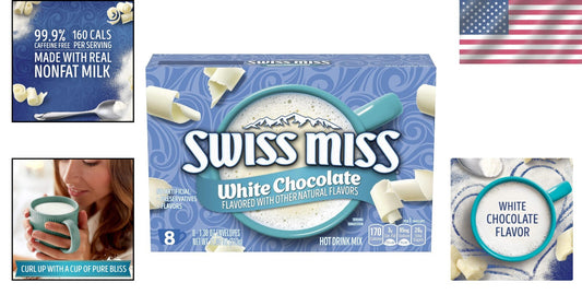 12 Boxes of Creamy White Chocolate Hot Drink Mix - Perfect for All Occasions