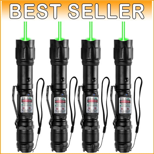 Durable 4 Pack Aluminum Rechargeable Flashlights with Unique Starlight Patterns