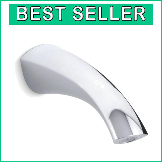 Corrosion-Resistant Wall-Mount Bath Spout - Elegant Polished Chrome Design