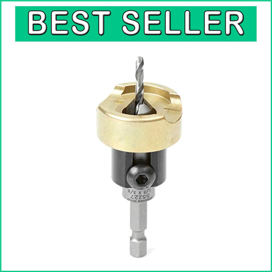 82° Countersink Drill Bit Set with Quick-Release Hex Shank for Precision Cutting