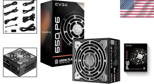 Efficient Supernova 650 P6 80 PLUS Platinum Power Supply - 10-Year Warranty