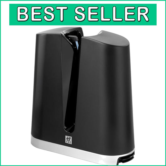 Ergonomic V-Edge Knife Sharpener, Stainless Steel - Professional-Grade results