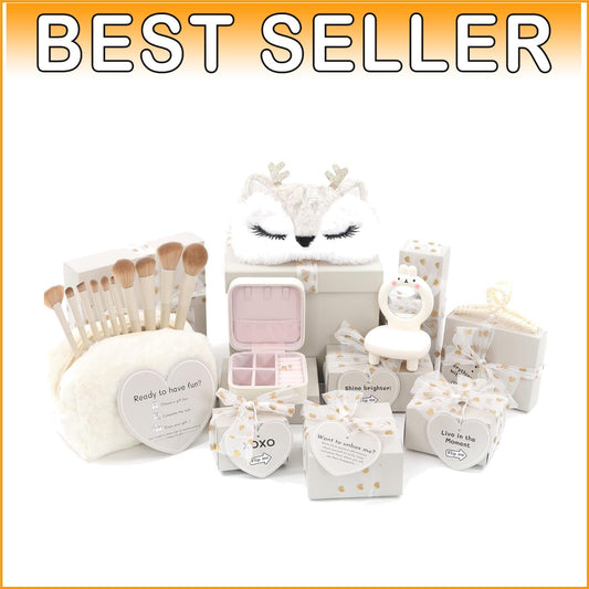 Empowering Gift Basket for Tween & Teen Girls - 8 Trendy Surprises for Birthdays