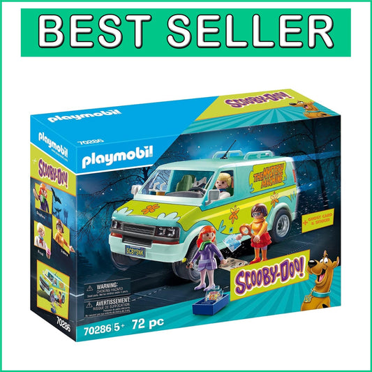 Collectible SCOOBY-DOO! Mystery Machine Playset with Illuminated Features