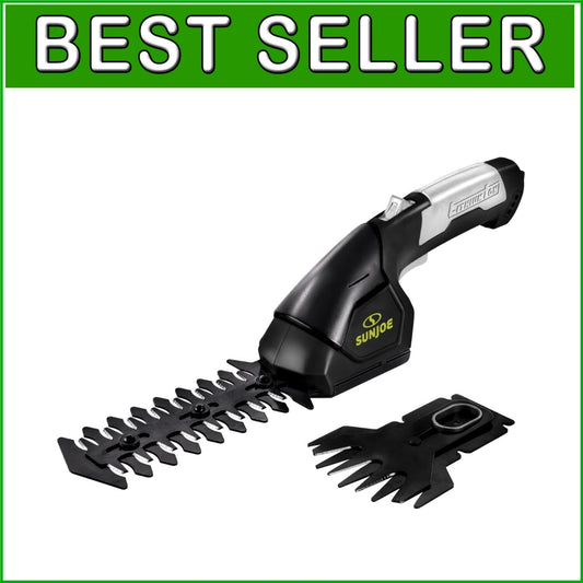 2.5 lbs Cordless 7.2V Grass Shears & Hedge Trimmer - Perfect for Small Gardens