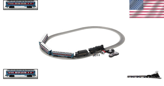 All-in-One Polar Express Model Train Set with Bluetooth and Custom Announcements