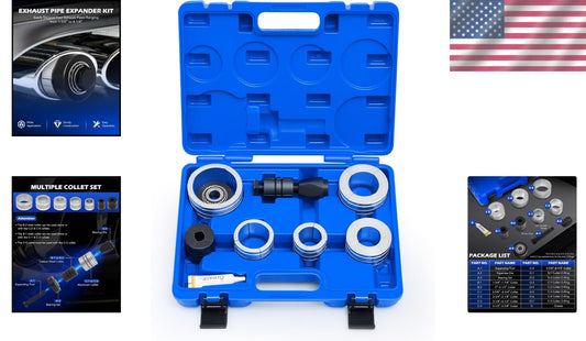 Professional Muffler Pipe Expander with Storage Case - Heavy Duty 10.56 lbs