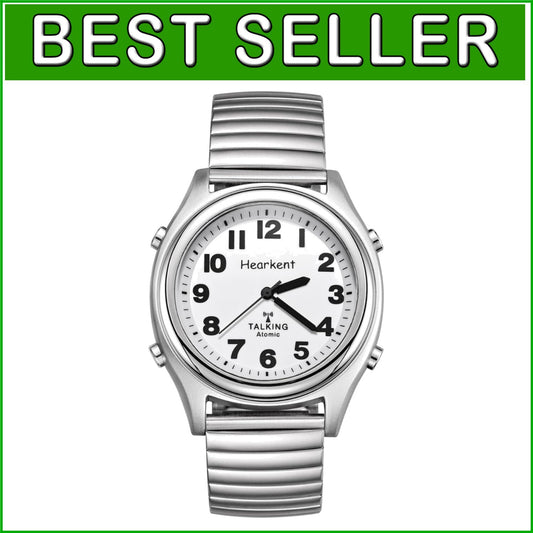 Large Display Talking Watch with Alarm - Ideal for Seniors and Blind Individuals