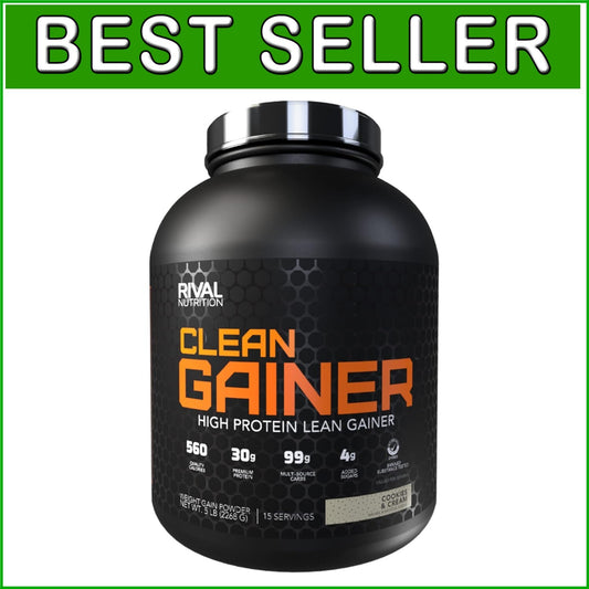 Cookies & Cream Clean Gainer - 5lbs with 30g Protein for Optimal Performance