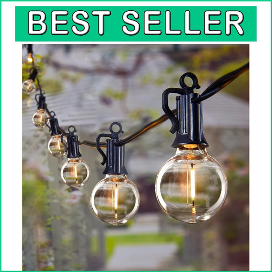 Durable 100ft LED Patio Lights - Waterproof Edison Bulbs with Easy Installation
