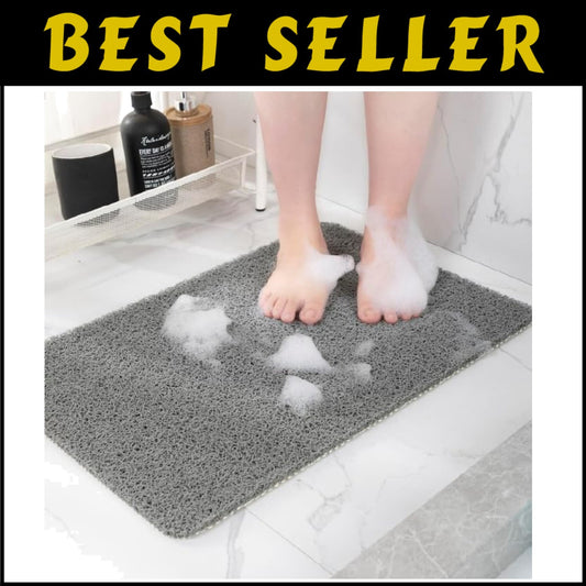 40"x28" Non-Slip Bathtub Mat - Fast Drying Anti-Slip Shower Safety Solution