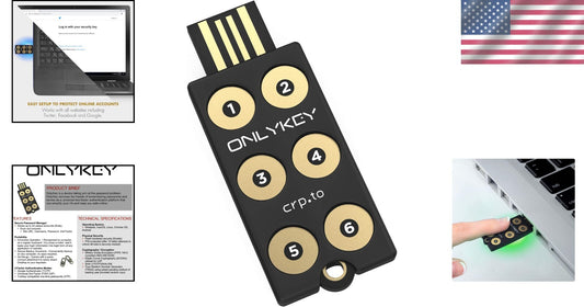 All-in-One Encryption Device: FIDO2 Key, Password Manager, & Secure Access Token