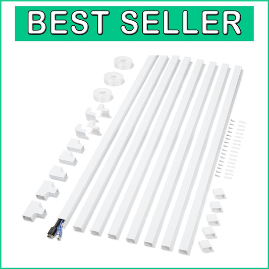 Safety-Focused Cord Concealer System - Perfect for Homes with Pets & Kids