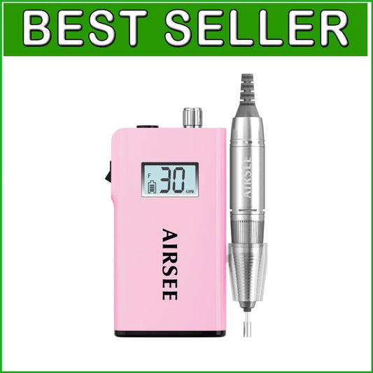 Versatile Nail Drill Machine - Cordless & Adjustable RPM for Precision Nail Care