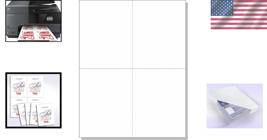 Convenient Postcard Printing: 250 Sheets, 1000 Cards – Ideal for Marketing Needs