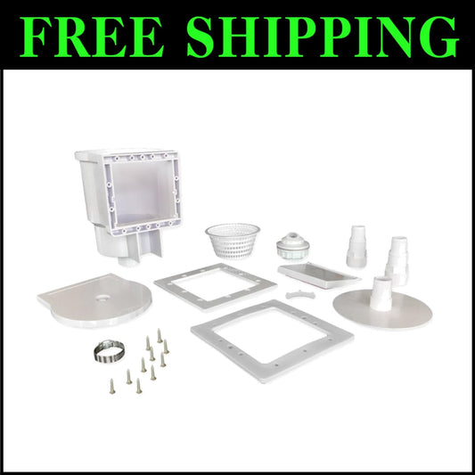 Heavy-Duty Thru-The-Wall Skimmer with Complete Installation Kit, USA Made