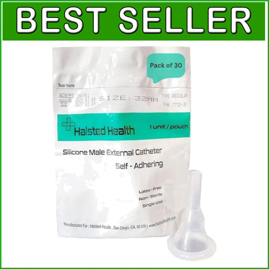 32mm Self-Adhesive Silicone Catheter with Kink Resistance for Maximum Comfort