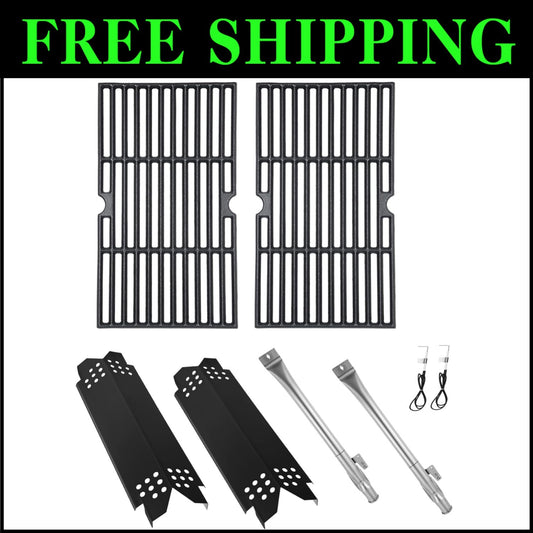 Nexgrill 2-Burner Grill Repair Kit: Includes Grates, Burners & Heat Plates