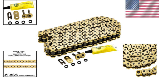 530 X-Ring Motorcycle Chain - 118 Links | Ideal for Tough Conditions | 9127 lbf