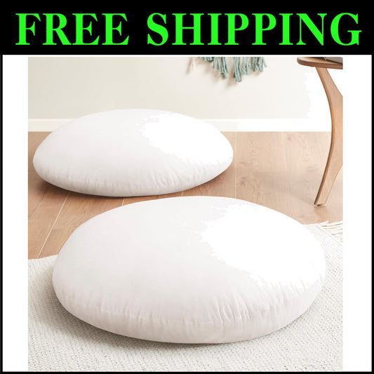 Versatile Large Round Memory Foam Cushions - Perfect for Home Meditation & Gifts
