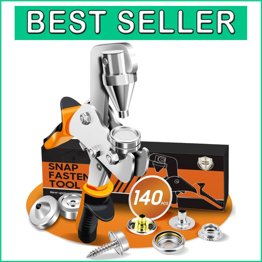 40-Set Snap Fastener Tool Kit - Effortless Snap Installation for DIY Projects