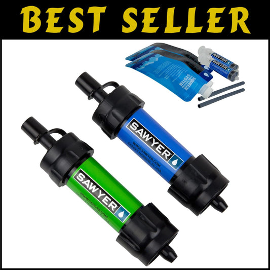 Compact Sawyer Mini Water Filter System - Ultra-Filtration for Travel & Camping