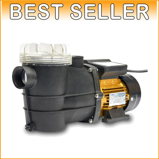 Crystal-Clear Water Guaranteed! 3/4 HP Self-Priming Swimming Pool Pump 2400 GPH