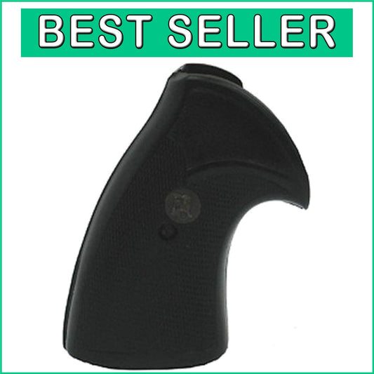 Deep Checkered Black Rubber Grip for Ruger Redhawk – Enhanced Shooting Accuracy