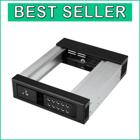 Aluminum Hot Swap Bay for 3.5" SATA/SAS Drives - 6Gbps Transfer Speeds