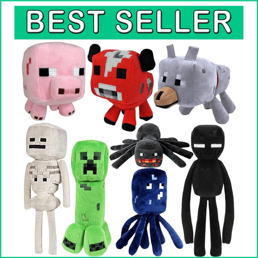 Collectible 8-Pack Plush Toys with Unique Designs - Perfect Gift for Kids