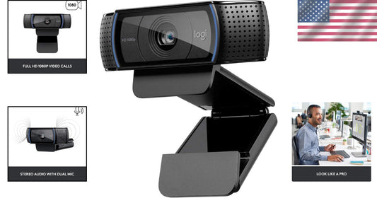 C920x Full HD Webcam | Perfect for Streaming, Video Calls & Content Creation