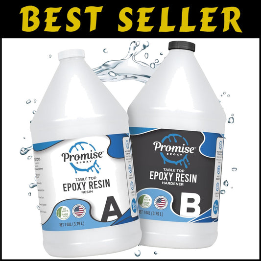 Durable Water-Resistant Epoxy Resin - 2 Gallons of Crystal Clear Perfection