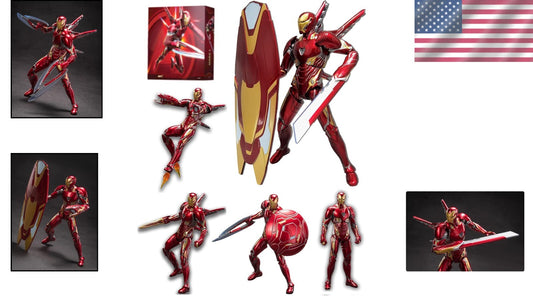 Ironman MK50 7-Inch Deluxe Figure - Multi-Joint Action & Eco-Friendly Design