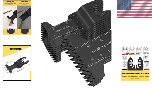 Durable 60pcs Oscillating Blades with Quick Release Design for All Major Brands