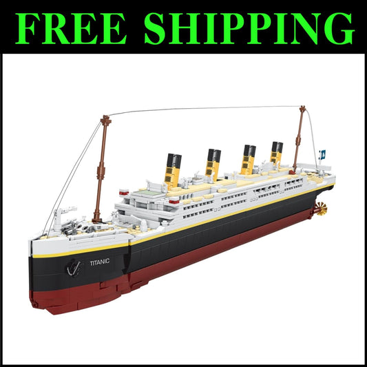 Detailed Titanic Model Building Set - 2022 High-Quality Blocks for Collectors