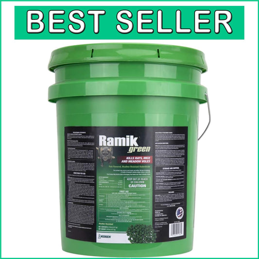 Effective 20 lb Fish Flavored Rodenticide - Weatherproof Pellets for Home Use