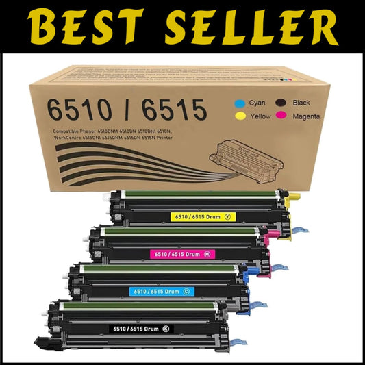 Xerox Phaser 6510 and WorkCentre 6515 Drum Cartridges - Rich Color & Quality