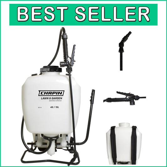 Durable 4-Gallon Poly Backpack Sprayer with 60 PSI Pressure for Effective Use