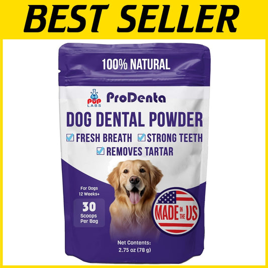 Easy-to-Use ProDenta Dog Dental Powder for All Breeds - Perfect Breath Solution
