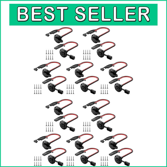 10AWG Weatherproof SAE Connector Sidewall Port with Quick Connect Adaptors