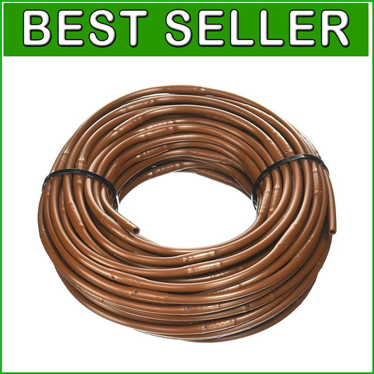 Efficient 1/4-Inch Dripline Roll with 6-Inch Emitting Sockets - 500 Foot Length