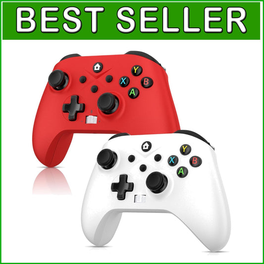 2-Pack Wireless Controllers for Xbox X|S & Windows 10/11 - Dual Vibration