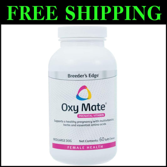 Nutritious Prenatal Supplement Chews with Folic Acid & Zinc for Dogs - 60 Chews