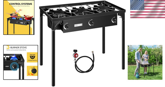 Multi-Functional Heavy-Duty Propane Stove – Ideal for Outdoor Events & Cooking