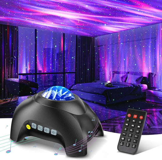 33 Light Effects Galaxy Projector - Bluetooth Night Light & Soothing Sounds