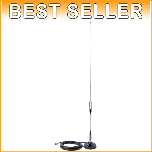 Durable 28" CB Antenna Kit with 18' RG-58A/U Cable for Hassle-Free Installation