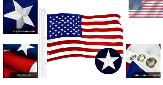 Patriotic 6x10 Ft Heavyweight American Flag - Ideal for All Event Celebrations