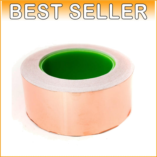 36-Yard Copper Foil Tape with Conductive Adhesive - Ideal for EMI Shielding