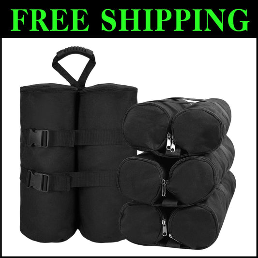 Portable Outdoor Canopy Weight Bags with UV Protection - Ideal for Events