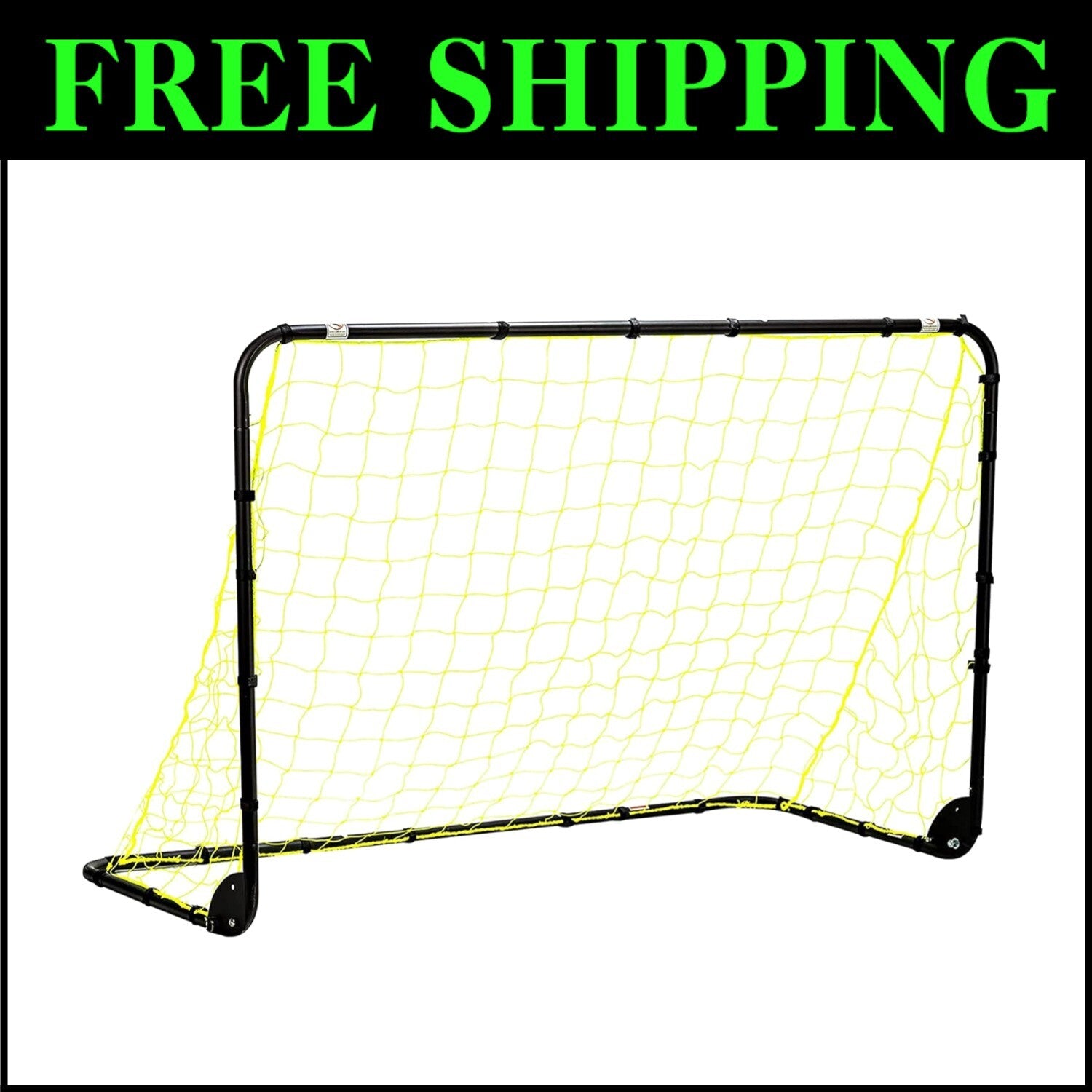 Competition-Grade 6' x 4' Soccer Goals - Lightweight & Easy to Assemble